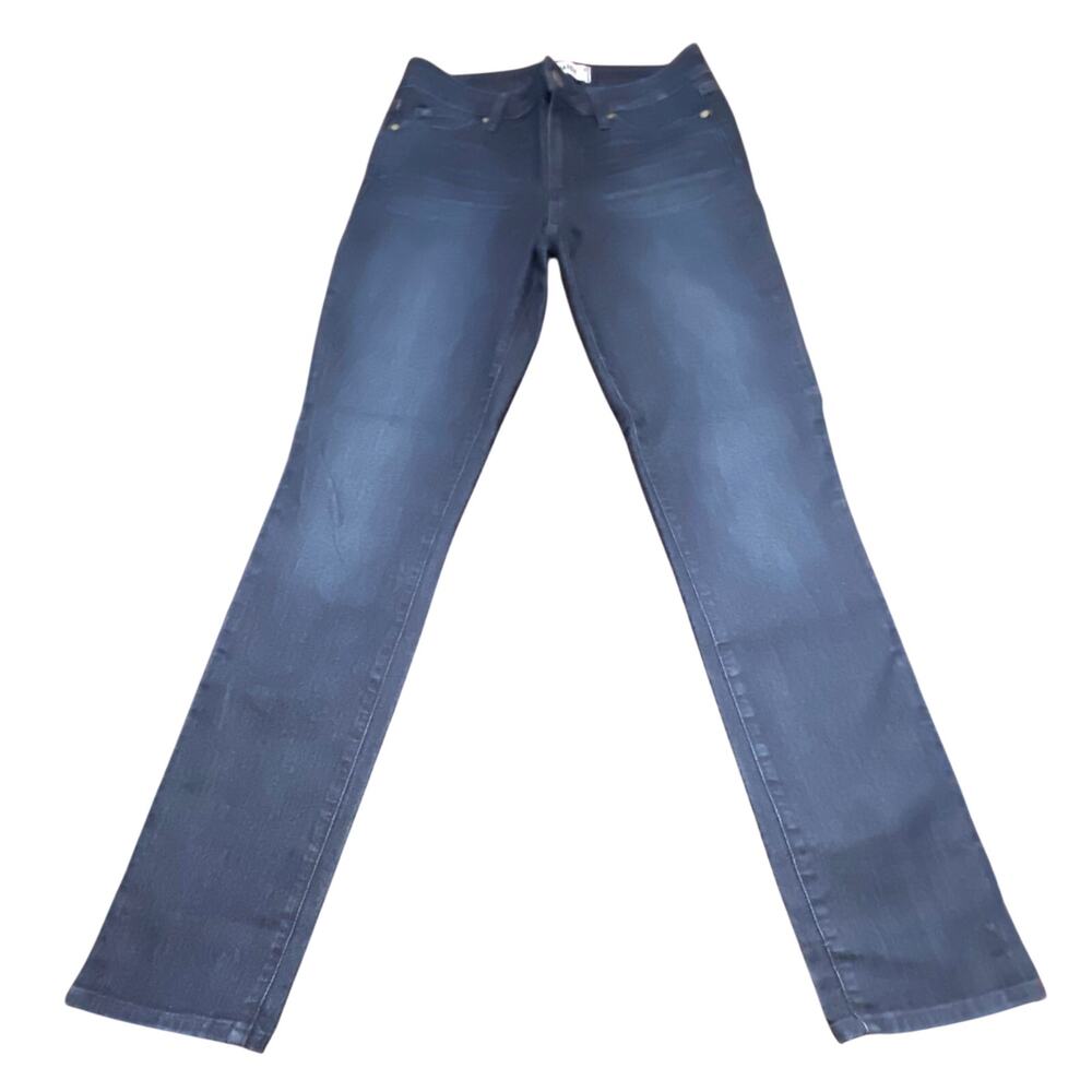 PAIGE Skyline Skinny Jeans 27 Illa Dark Wash Mid Rise Stretch Premium Denim Chic